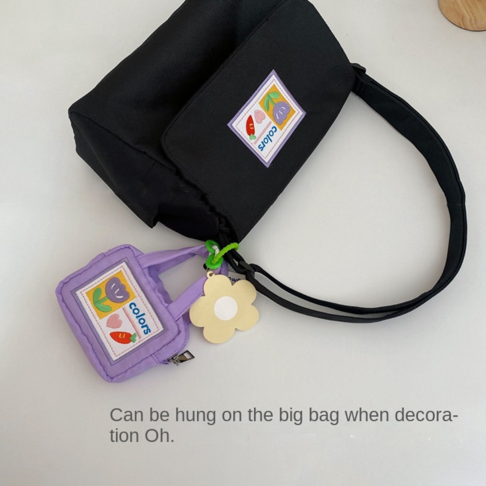 Kosmetyczka Cartoon Flower Kawaii CCD Camera Bag Ultralekka kolorowa urocza torba do przechowywania Moneta Portmonetka Mini mała torba na drobne Szminka