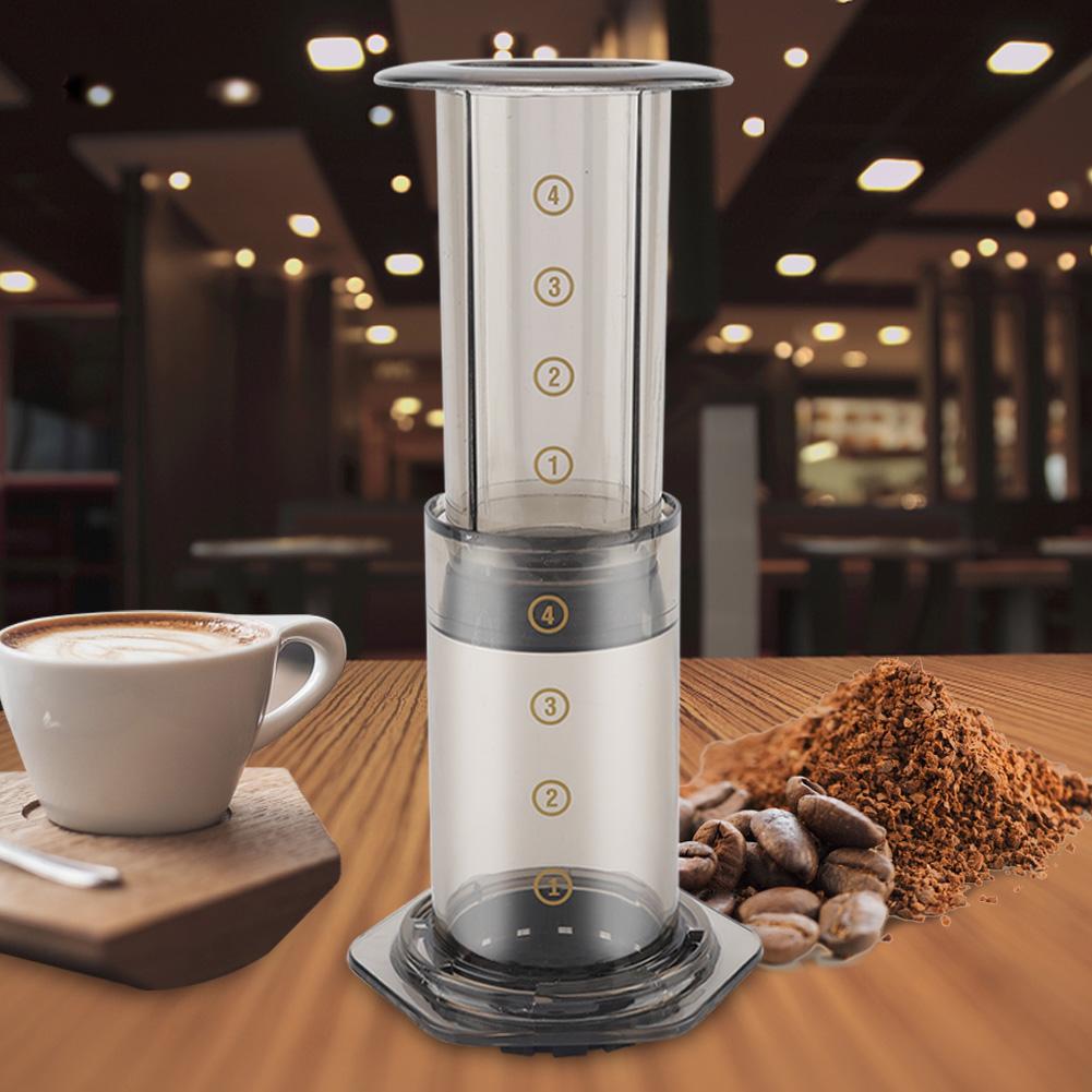 Espresso kaffekande maskine kit mini kværn med filter papir høj