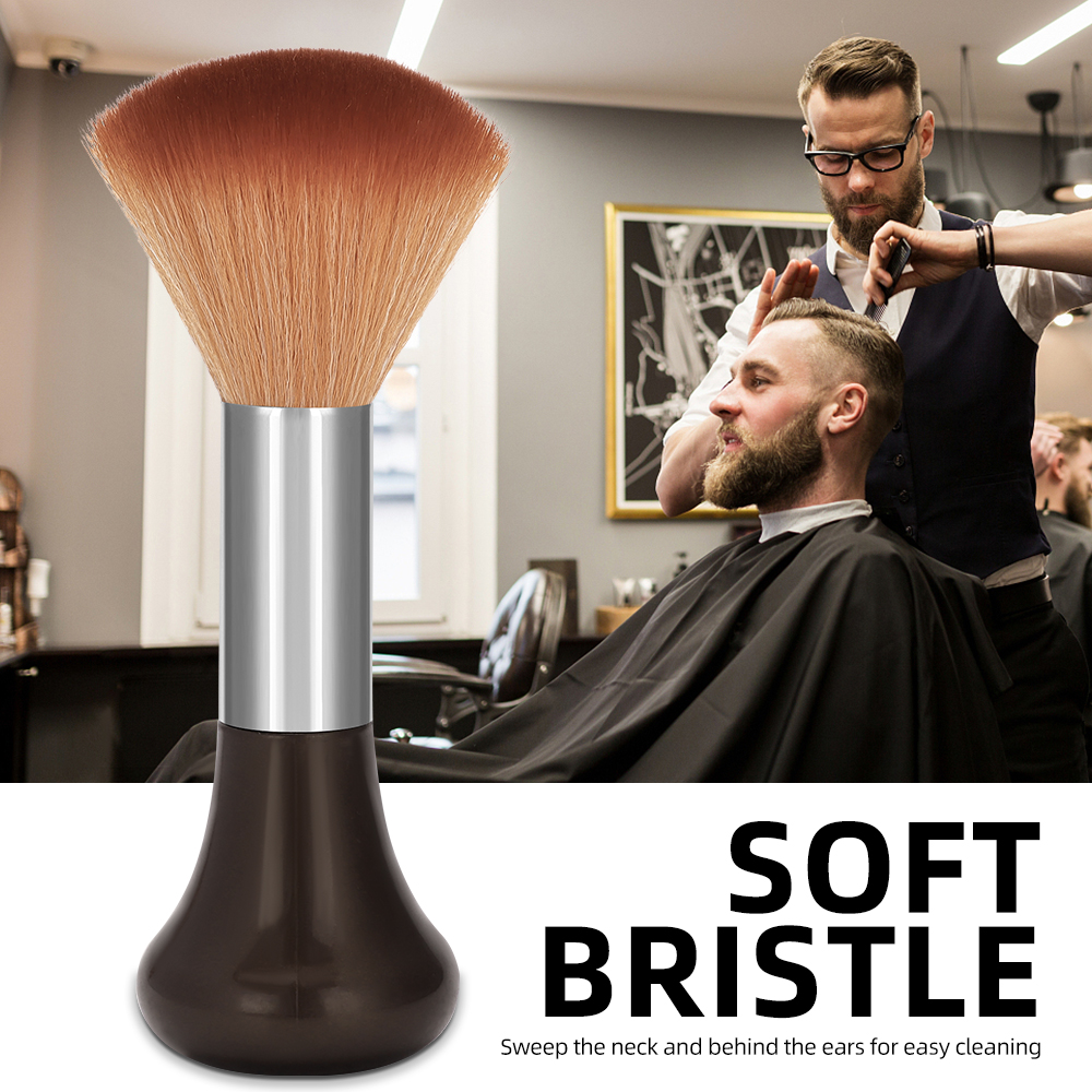 Cepillo suave de peluquería, herramienta de corte de pelo de limpieza especial para salón, cepillo de pelo para el hogar, cepillo de maquillaje para el pelo, cepillo plumero para el cuello