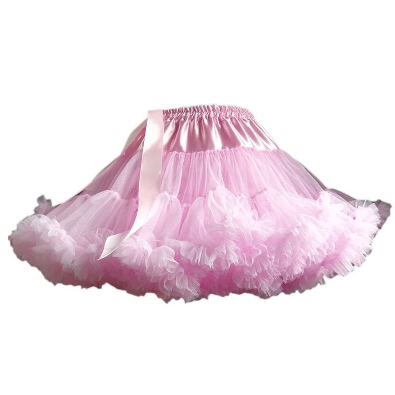 Falda de tutú de Lolita para mujer, prenda de tul en capas, con lazo grande, para baile y Ballet: 6EE801438-PK