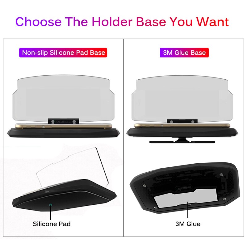 VORCOOL Head Up Display Auto HUD Telefon GPS Navigation Bild Reflektor