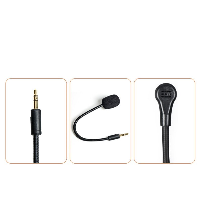 Replacement Aux 3.5mm Jack Game Mic Detachable Microphone Boom for for Razer Electra V2 USB 7.1 Headphones Gaming Heads