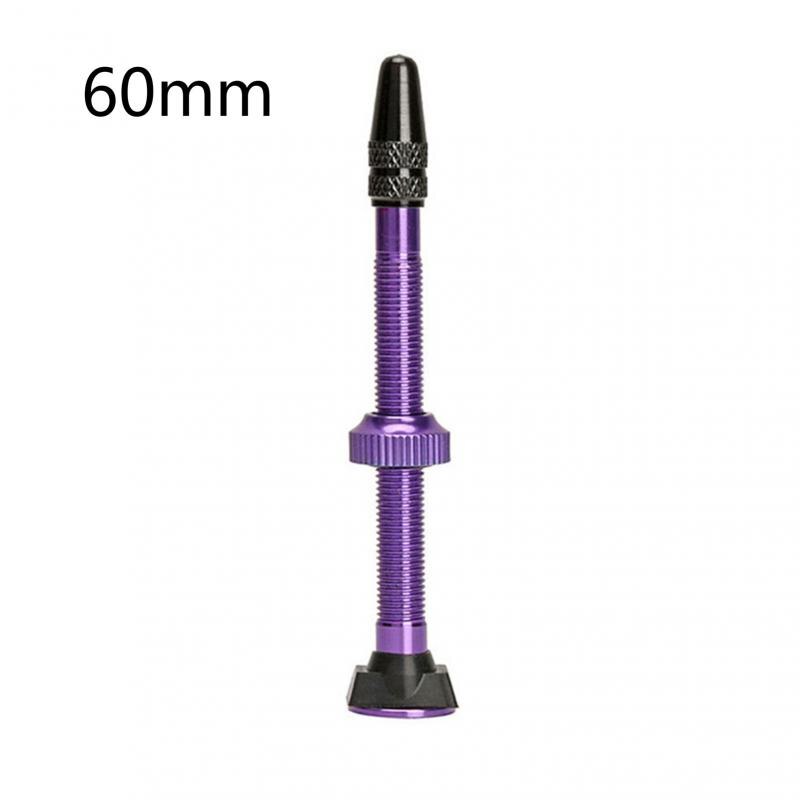 Aluminum Alloy 40/60 Mm Tubeless French Valve Mountain Bike Vacuum Nozzle Vacuum Extension Nozzle Accessory Bike Part: 06