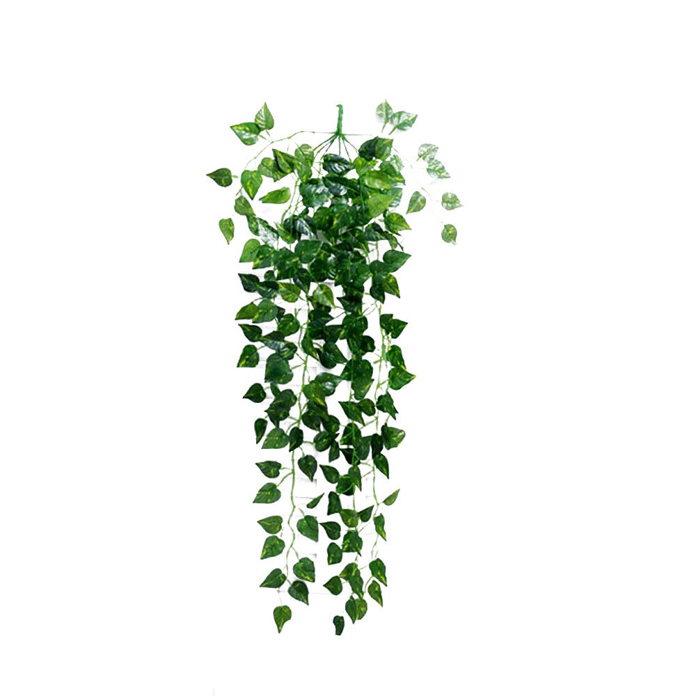 1Pcs Kunstmatige Nep Opknoping Vine Plant Bladeren Garland Home Garden Wanddecoratie Groene 50☋