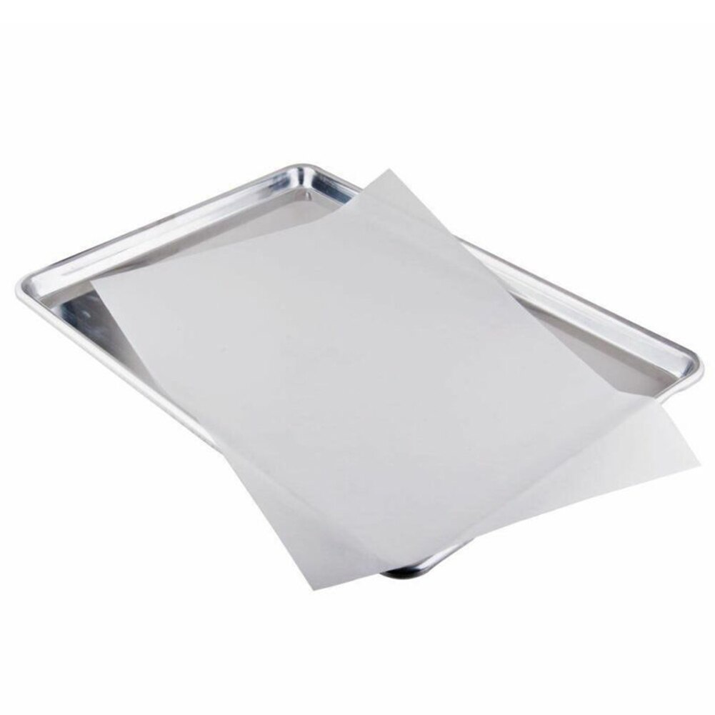 50/100pcs Non Stick 22*33cm Bleached White Parchment Paper Baking Sheets Pan Liner Baking Grease Paper