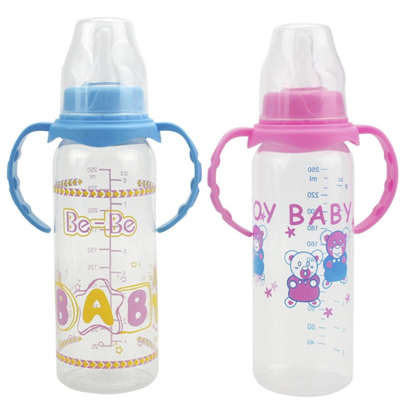 Botella de alimentación de bebé, Pajita para niño, vasos de alimentación para niño, botellas de entrenamiento para aprender agua potable