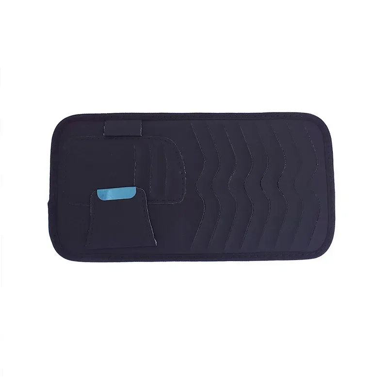 Car DVD Cd Storage Cd Holder Case Bag Disc PU Leather Storage Case Sunglasses Organizer Sun Visor Sunshade Sleeve Wallet Clips