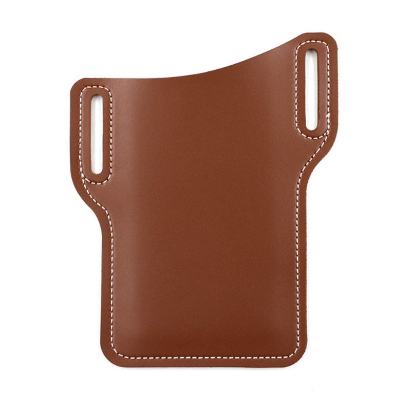 Mobile Phone Carrier Belt Pouch Men Cell Phone Loop Holster Case Belts Waist Bag Props PU Leather Purse Wallet: Gray Color