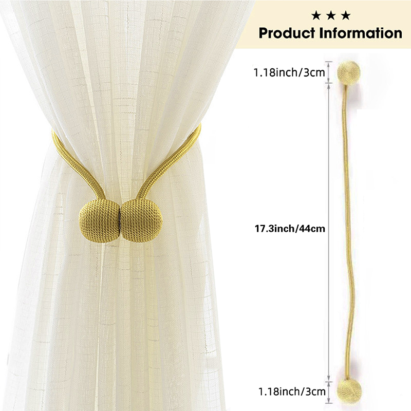 modern minimalist agnetic Curtain Tieback Clip Curtains Buckle Holder Decorative Home Curtains Accessories