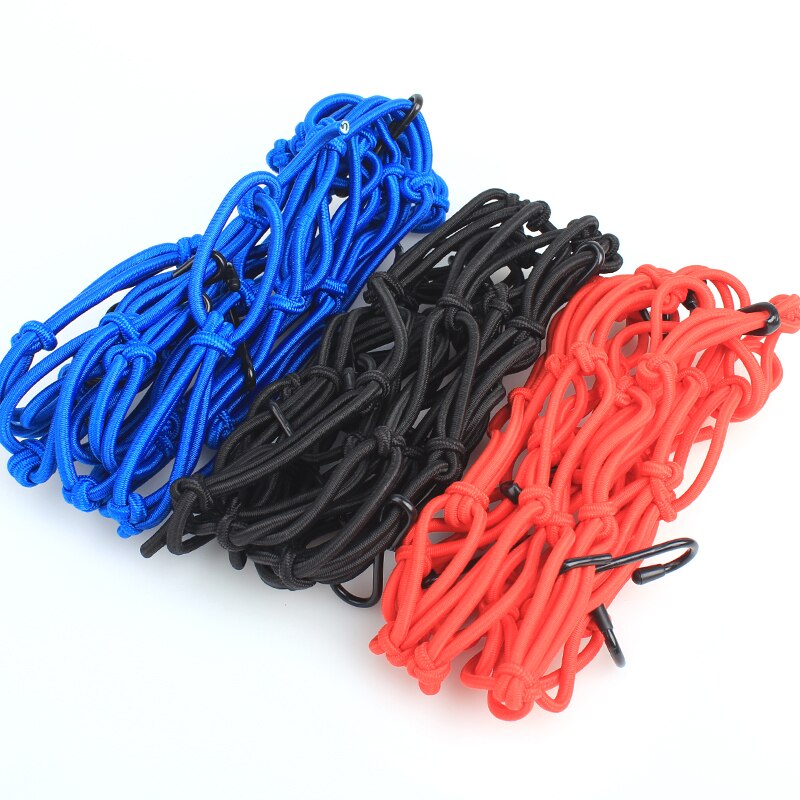 Red de equipaje para motocicleta, 6 ganchos de sujeción para equipaje y depósito de combustible, red elástica CBR250 CR250400 CB400 VTEC XJR400 ZRX400