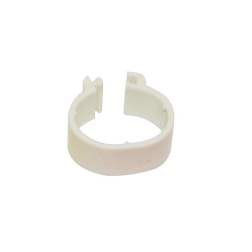 7 Kleuren Kip Voet Ring Binnendiameter 1.6Cm Plastic Gesp Soort Clip Ringen Kip Eend Gans Vogels Voeden Benodigdheden 210 Pcs: WHITE