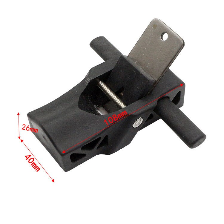 1Pc Woodworking Hand Planer DIY Angle Cutter Easy Cutting Bearing Steel Blade Bottom Edge Annatto planing Carpenter Tool: 108mm Black