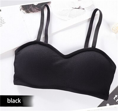 Push Up Bra For Women Simple Wireless Lingerie Femmale Casual Underwear Sexy Bralette Seamless Brassiere Sexy: Black