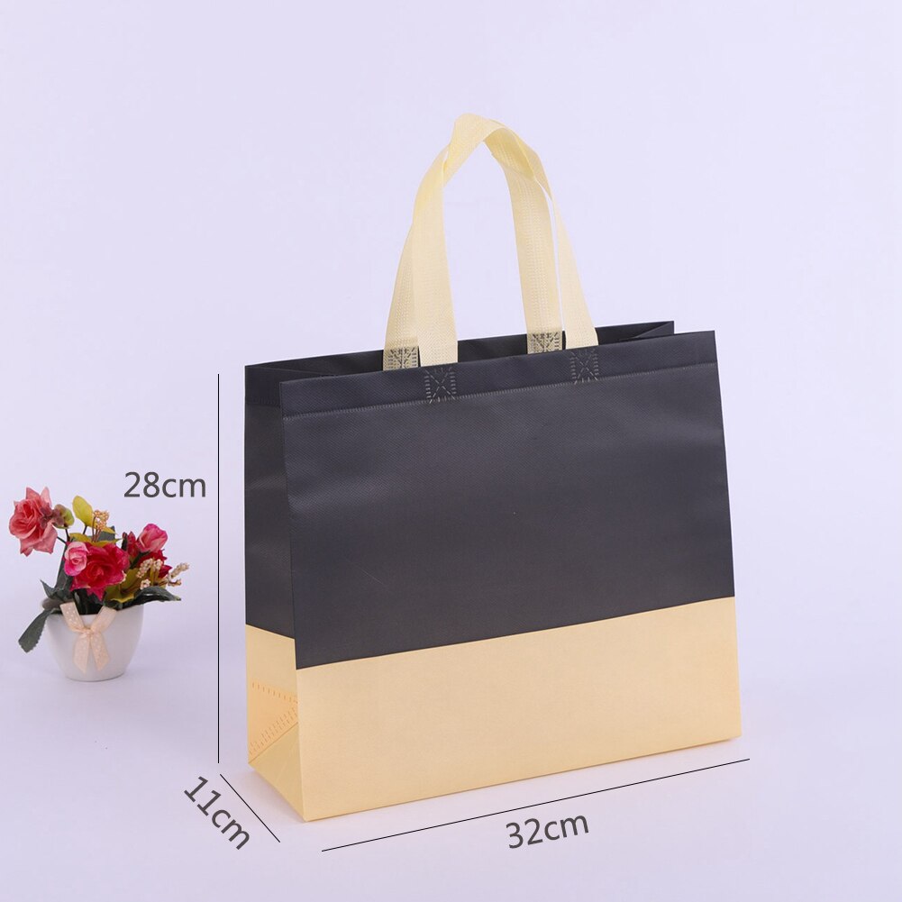 Non-woven Fabric Reusable Shopping Bags Large Foldable Tote Grocery Bag Travel Eco Friendly Bag Bolsa Reutilizable