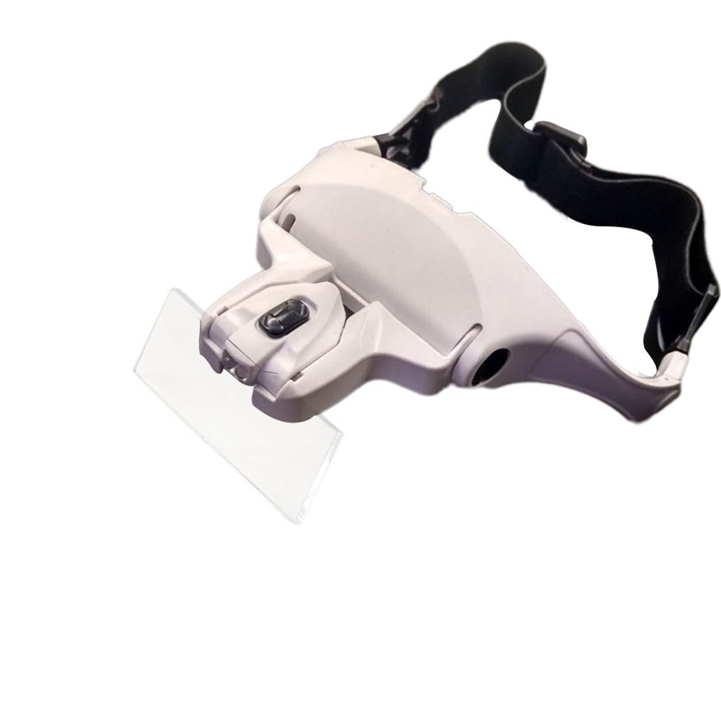 Portable spectacle magnifier With LED lamp 5 different magnification lenses for the elderly ABS 5 acrylic lenses