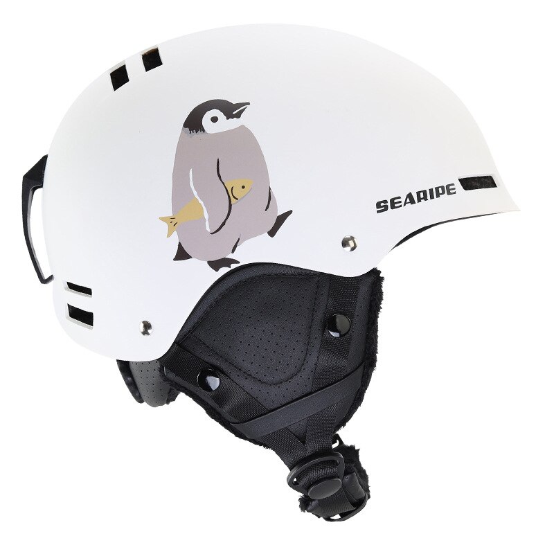 Searipr Licht Ski Helm Snowoard Apparatuur Beschermende Kleding Mannen Vrouwen Draagbare Warm Sterke Sneeuw Outdoor Sport Helm: B / M