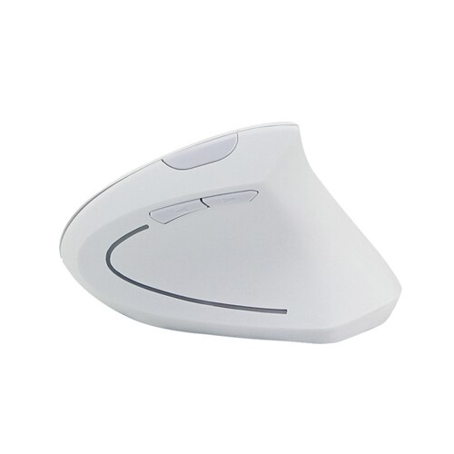 Draadloze Muis Ergonomische Verticale Bureau Muis Usb-Interface Draadloze Opladen Briefpapier 10 Meter Optische Draadloze Van: Wireless white