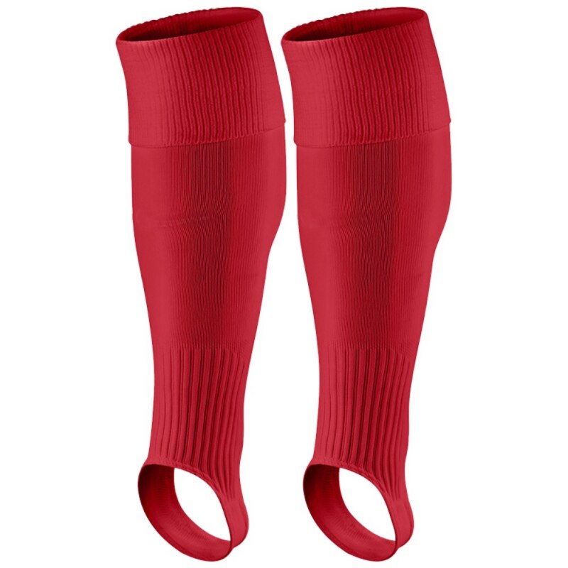 Uomo Sport di Squadra di Calcio Stirrup Calzini e Calzettoni Traspirante Morbido Al Ginocchio Da Baseball Stirrup Calzini e Calzettoni Non-Slip Formazione Calzini e Calzettoni: Red