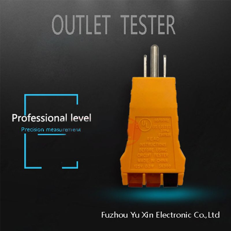 Safety US Plug Outlet Tester Receptacle Socket Detector for standard AC Outlets B95A