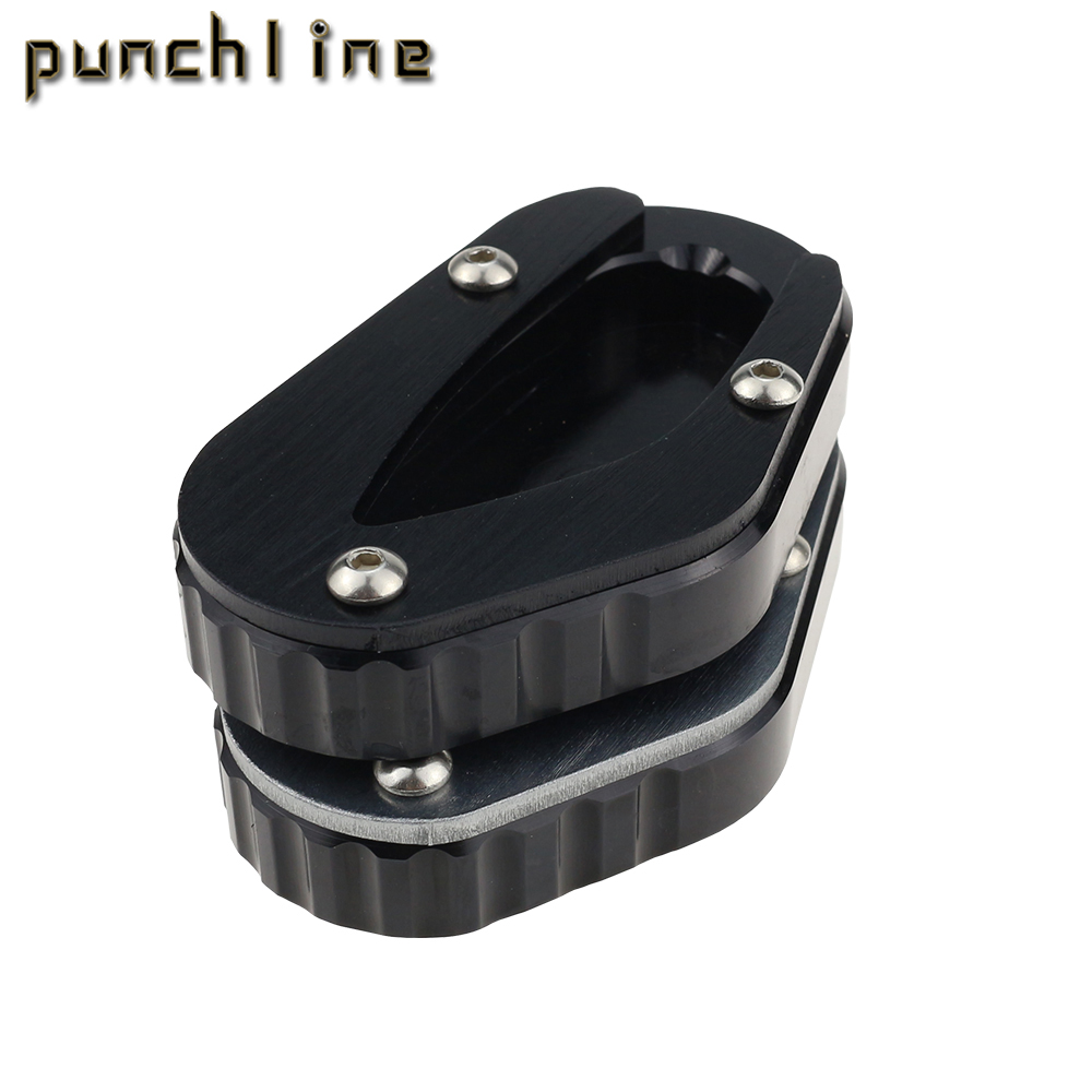 Fit Bonneville T120 T120 -2023 kickstand zijstandaard Voor TRIUMPH Bonneville T100 -2023 stand uitbreiding vergroter pad