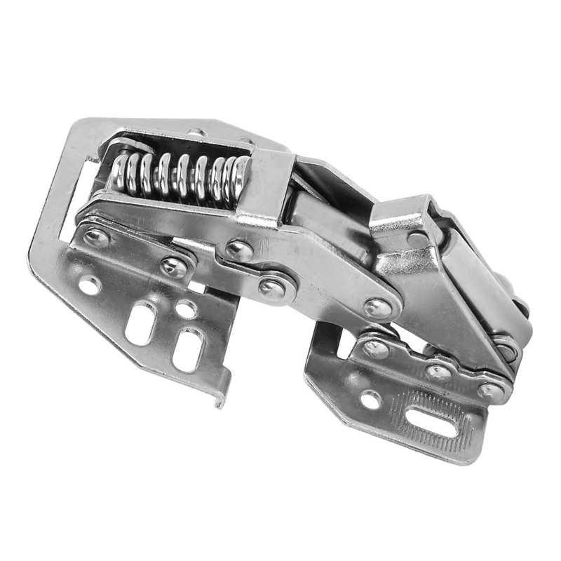door door lock with sliding Cabinet Hinge No-Drilling Bridge Shaped Spring Hinge Cabinet Cupboard Furniture