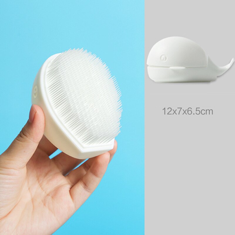 OYOREFD Cartoon Whale Shoe Brush Shoe Cleaner Clothes Washing Brush Soft Hair Shoe Brush Family Multi-function Cleaning Tool: White