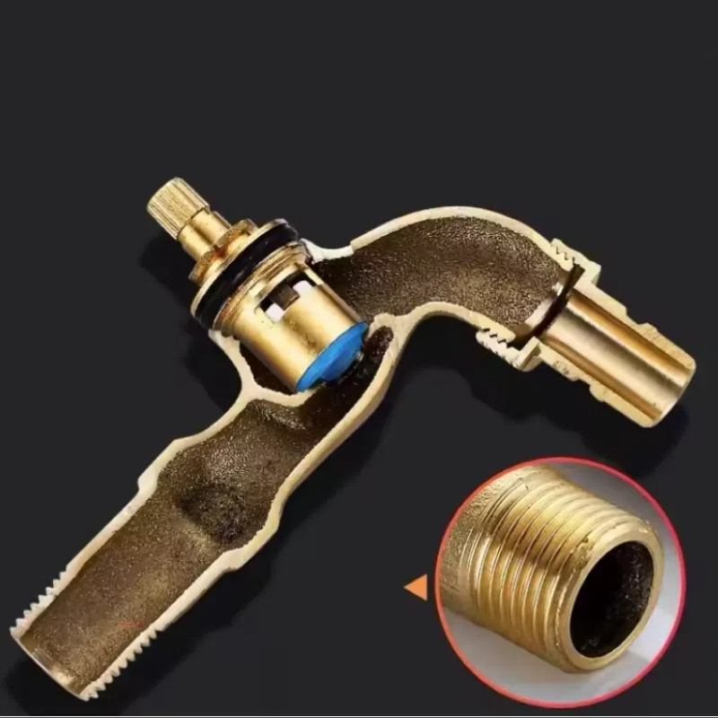 Brass ceramic faucet valve core, inner core of kitchen and bathroom single and cold universal quick-boiling faucet