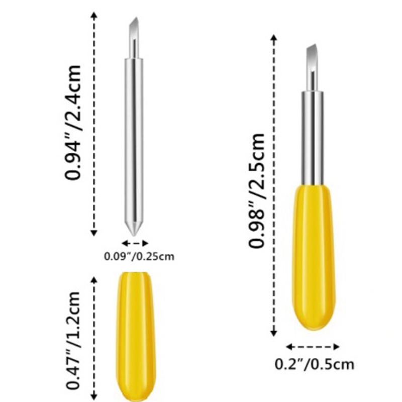 BMBY-30Pcs de 30 grados para Plotter Roland, cuchilla para cúter, cortador, herramientas de corte y tallado