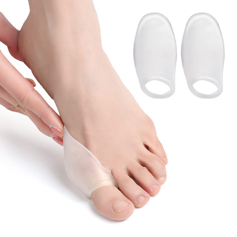 Pexmen 2 Teile/para Gel Zehe Separator Ballen Knochen Ektropium Erzähler Zehen Außen Gerät Fuß Pflege Werkzeuge Hallux Valgus Korrektor