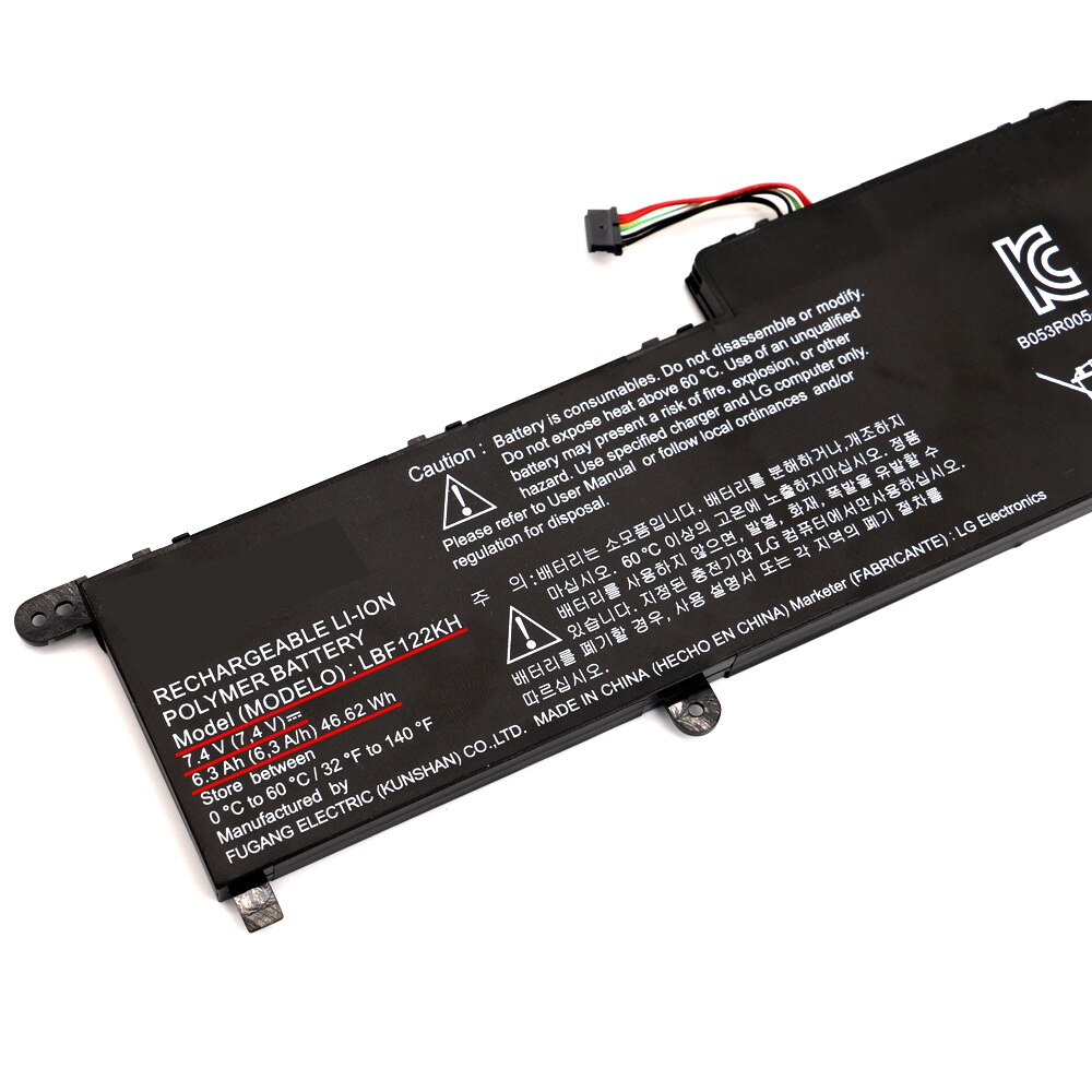 LBF122KH Laptop Battery For LG Xnote P210 P220 P330 Series Tablet Notebook P210-G.AE21G P210-GE25K P210-GE2PK 6300mAh 46.62Wh