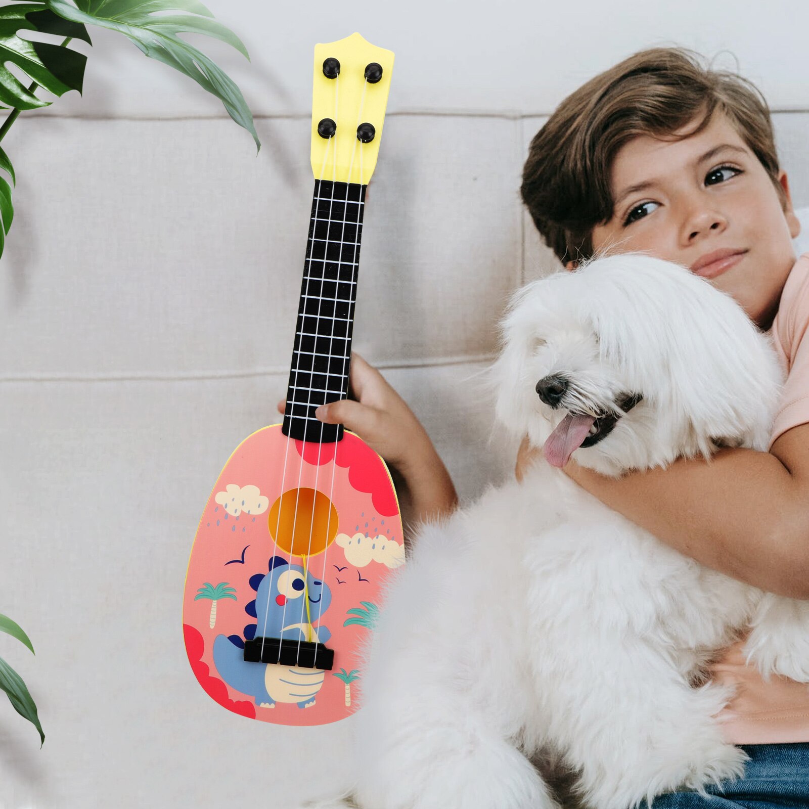 Early Learning Ukulele Kids Guitar Educational Instrument Kid Plaything