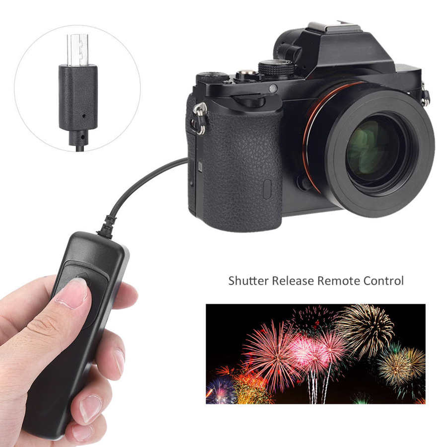 RM VPR1 Shutter Release Remote Control Cable for Sony Alpha A7 A7R A7II A3000 A5000 A6000 SLT-A58 NEX-3NL DSC-HX300 Release