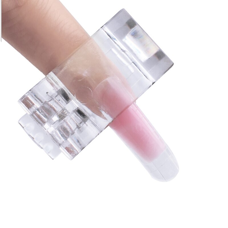 Kynsikärjet klipsi nopeaan rakentamiseen kynsimuodot poly nail art geeli muovinen sormenpidennys uv led rakennuskiinnikkeet tee itse manikyyriin 7