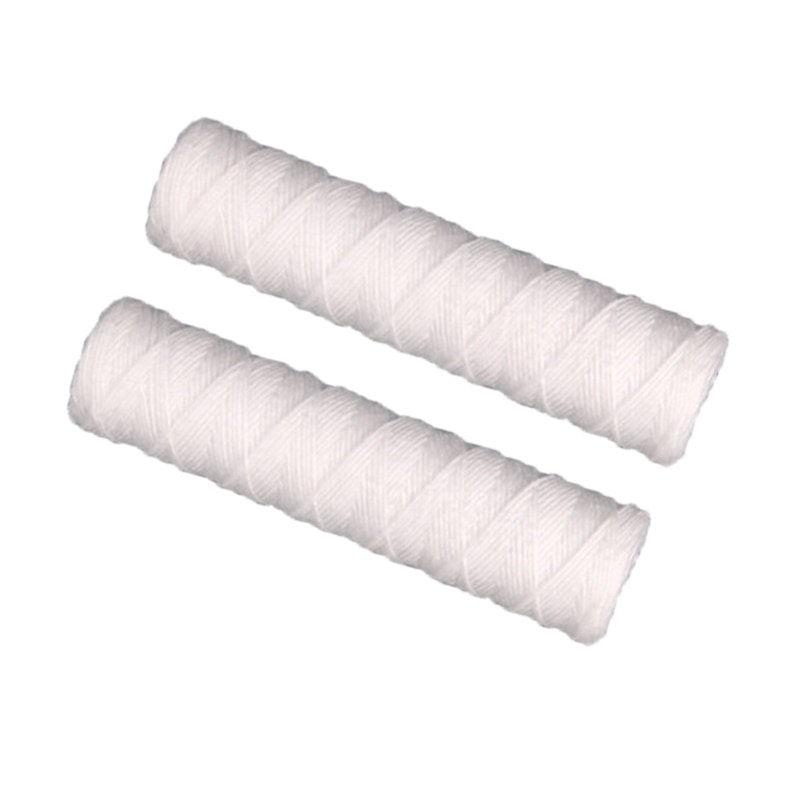 4Pcs/Set PP Wound String Spun Sediment Whole House Water Filter Replacement Cartridge 10 inch Remove Silt Sand Rust 5uM
