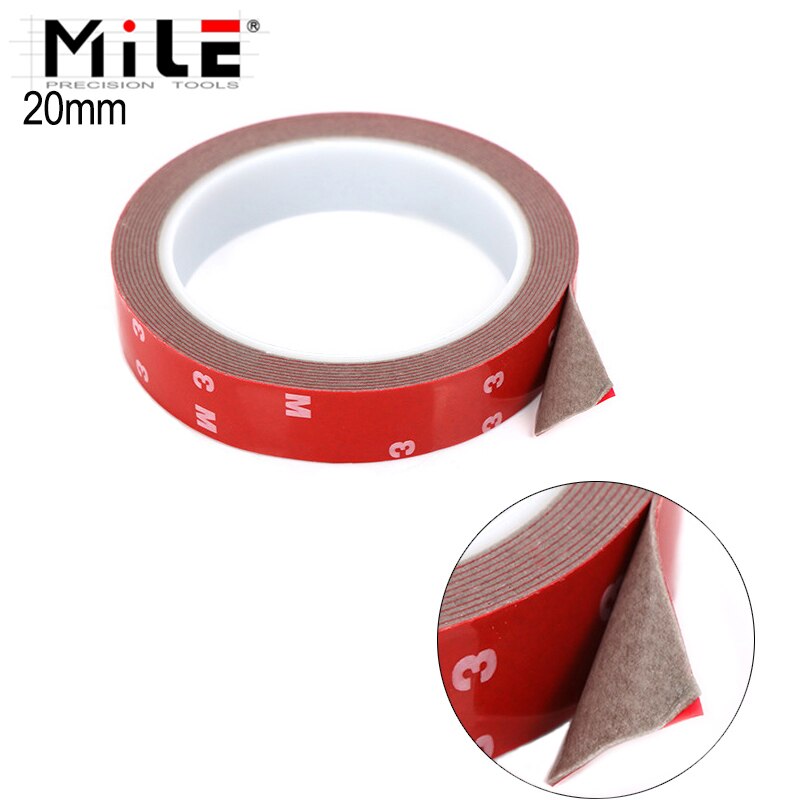 MILE 3M Double-Sided Acrylic Foam Adhesive Tape Sticker 2mm 3mm 10mm 15mm 20mm for Mobile Phone Tablets Repair Hand Tools