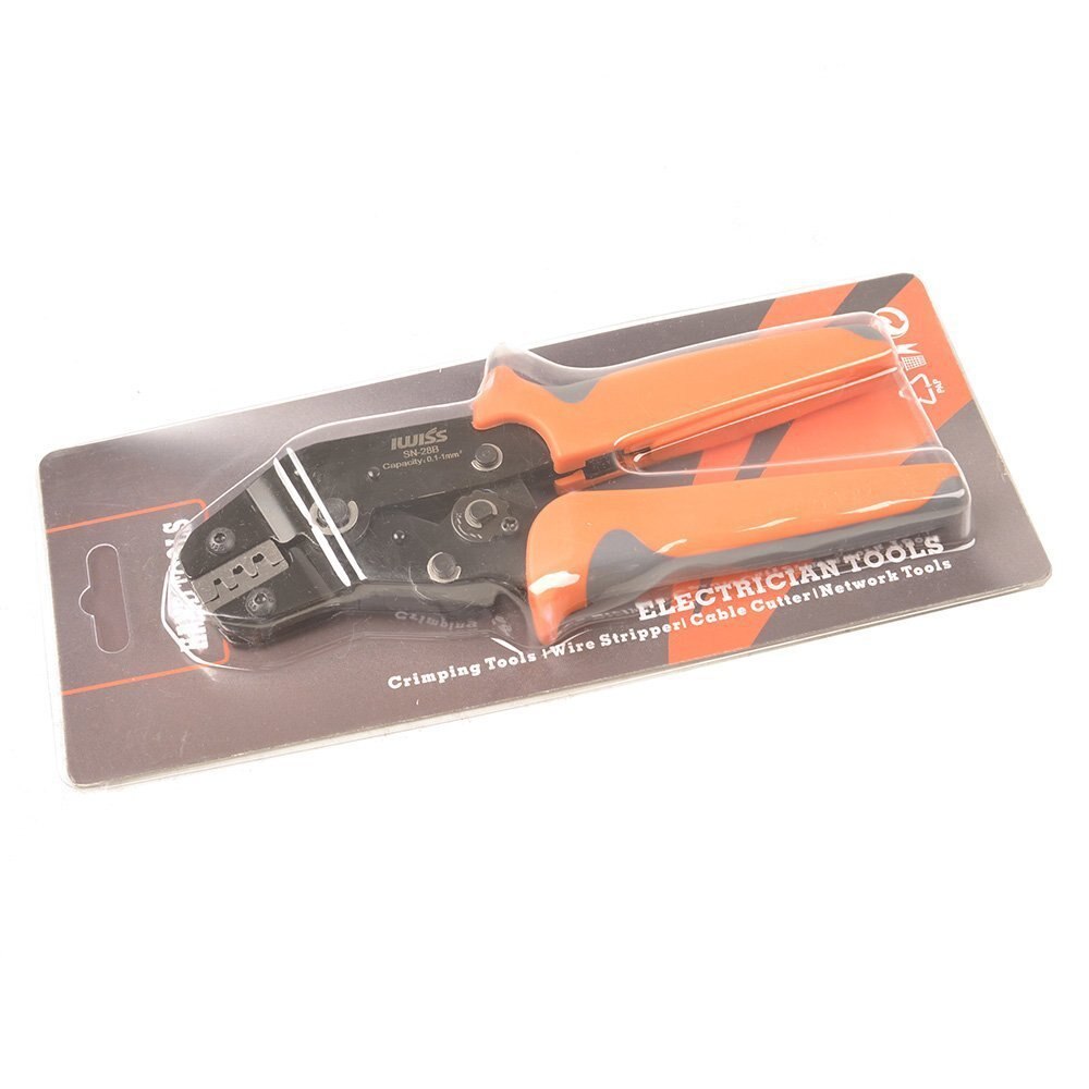 IWISS SN Series Ratchet Crimping tool Dupont XH2.54 ,PH2.0，2510 terminal Crimping Pliers Electrical tools SN-11011/02C/28B/48B