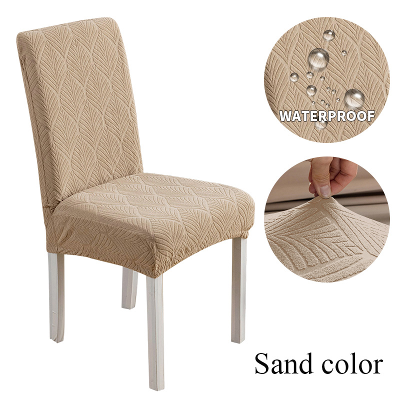 1/2/4/6pcs Waterproof chair cover suitable for all seasons and scenes high elasticity suitable for a variety of chair types.