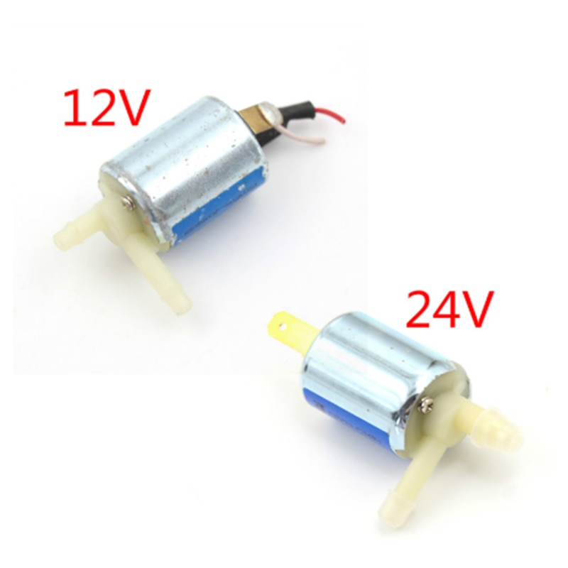 Micro Magneetventiel 12V 24V Dc Kleine Plastic Magneetventiel Voor Gas Water Lucht Normaal Gesloten