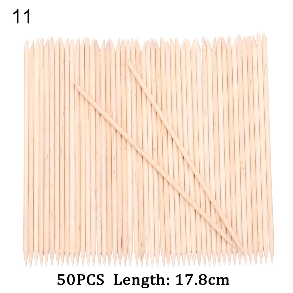 3 Sizes Orange Wood Sticks for Cuticle Pusher Cuticle Remove Tool forks for nails Manicures Tools 10/30/50/100Pcs/Set Whosale: 11
