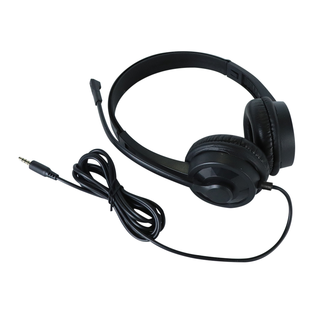 3.5Mm Universele Noise Canceling Head-Mounted Headset Bedrade Hoofdtelefoon Met Microfoon Voor Computer Usb Bedrade Headsets: Default Title