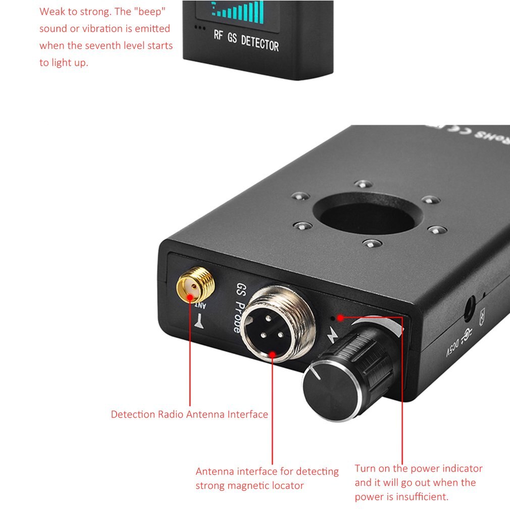 K18 Detector Draadloze Signaal Detector Anti-Sneak Shot Anti-Afluisteren Anti-Monitoring Anti-Gps Locator Privacy bescherming