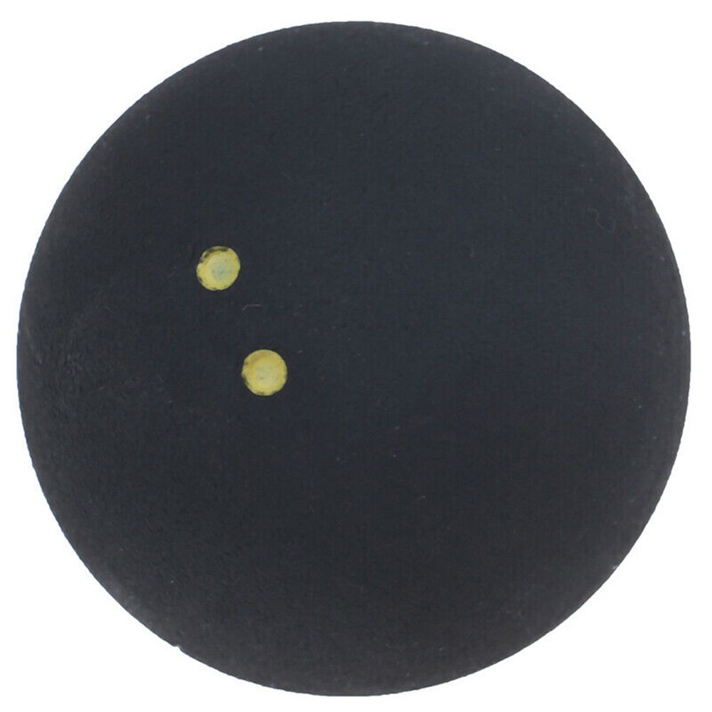 Two Yellow Dots Bounce Rubber Low Speed Squash Ball 4cm Tool Player Training Small Elasticity Durable Round Sports