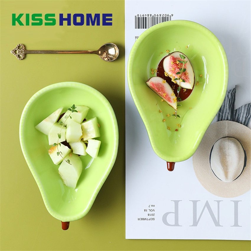 Alien household cute little fruit plate plate plate plate web celebrity ins tableware ceramics breakfast