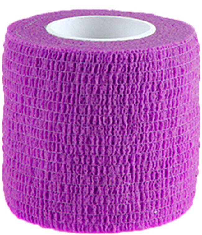 6 Rolls 5Cm Zelfklevende Bandage Wrap,6 Pcs Dierenarts Wrap Samenhangend Bandages Voor Honden Hoeses Huisdier Dieren Voor Wrist Healing Enkel: Purple
