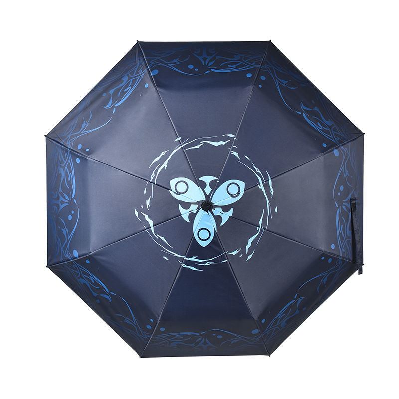 Genshin Impact Furina Neufausse, 10 Sophia 8, Protection Solaire UV, Phare existent et Manuel, Parapluie Pluie,: YELLOW
