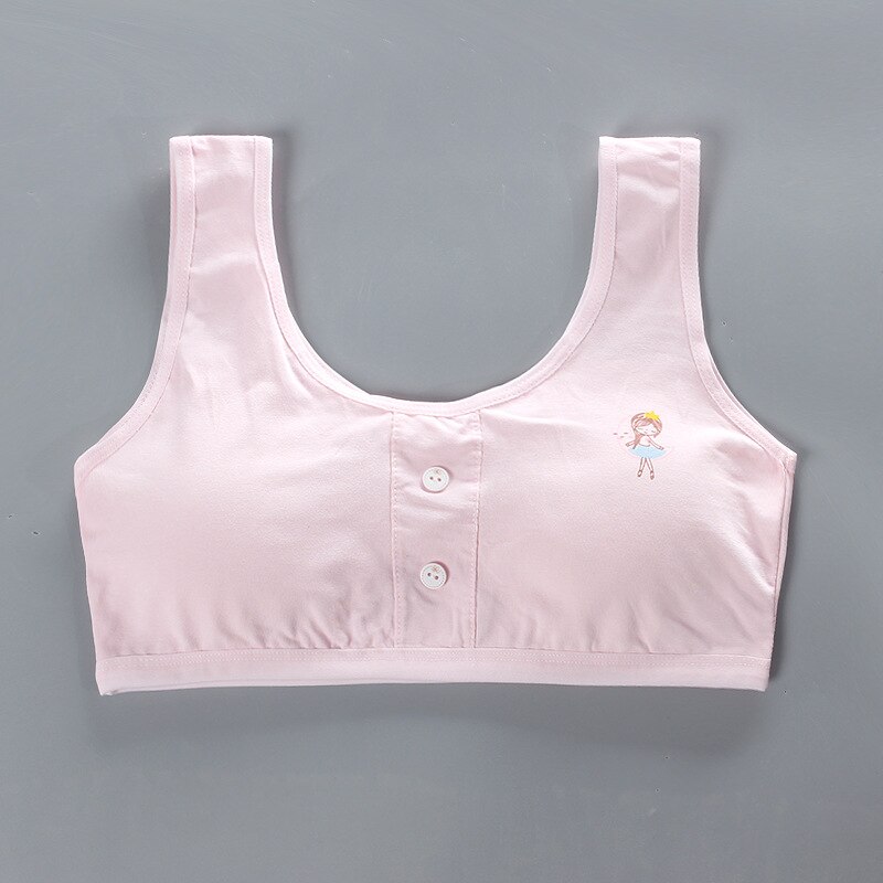 Bras for Teen Girls Training Bras 9 14 Years Kids Soft Underwear Girls Breathable Children Cotton Sports Bras: 1