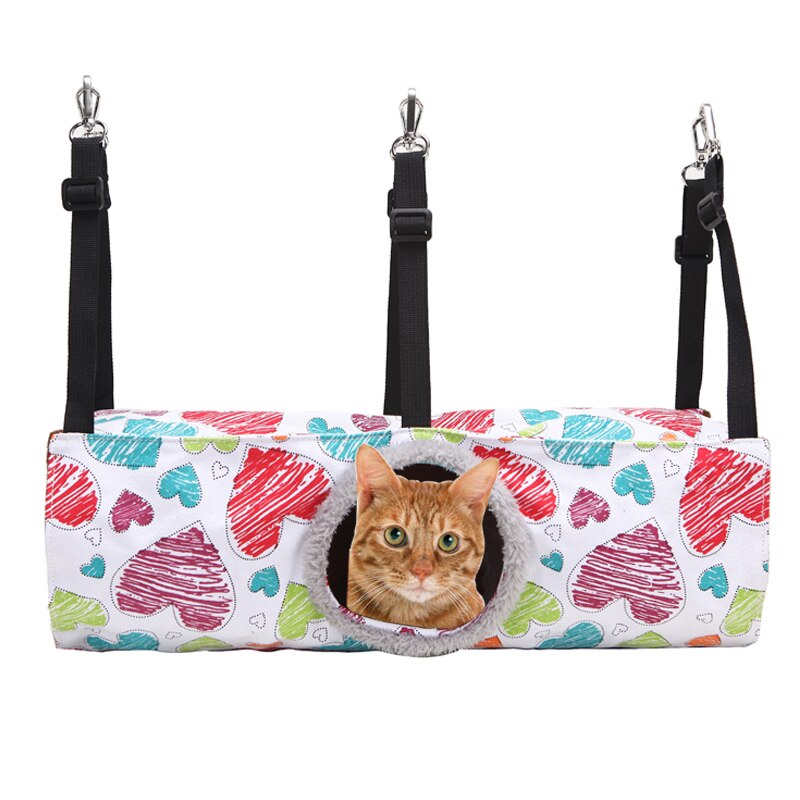 Canvas zachte gat hamsterkooi schattige fleece kattenhangmat kattenhuis slaapmat lage prijs binnenbedden kattenkooien