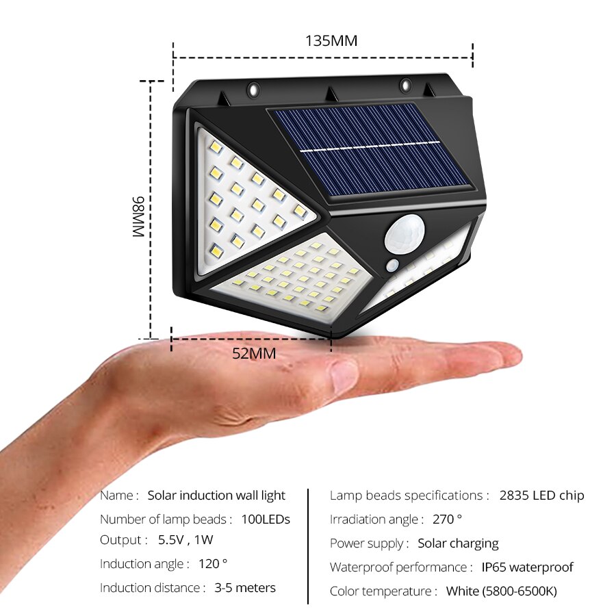 20-80 led solenergi gatubelysning rörelsesensor lampa vattentät panel pir trädgård dekoration belysning utomhus gångväg vägglampa
