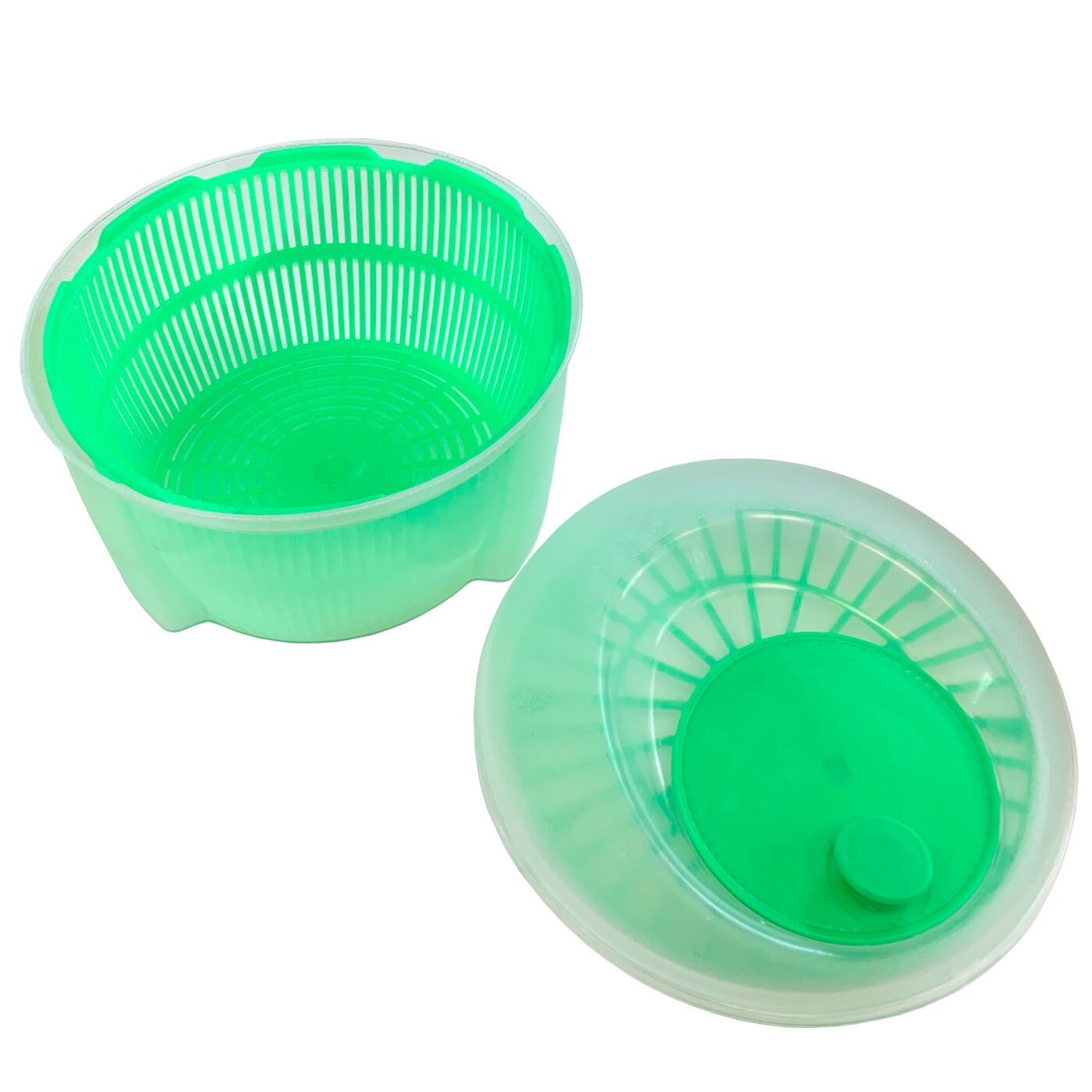 Centrifugadora de ensalada 4,5 litros de plástico, modelo Diana, escurridor, secadora manual para lechuga y verduras, mecanismo