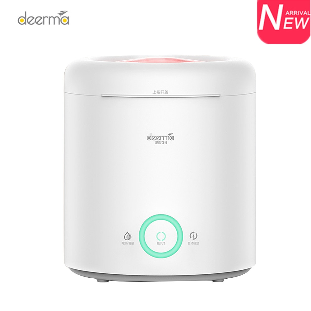 Deerma Mute Ultrasonic Air Humidifier Aromatherapy Oil Diffuser Humidifier 2.5L Intelligent Constant Humidity For Home Office
